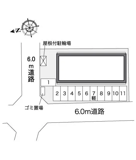 ★手数料０円★知多市新知東町　月極駐車場（LP）